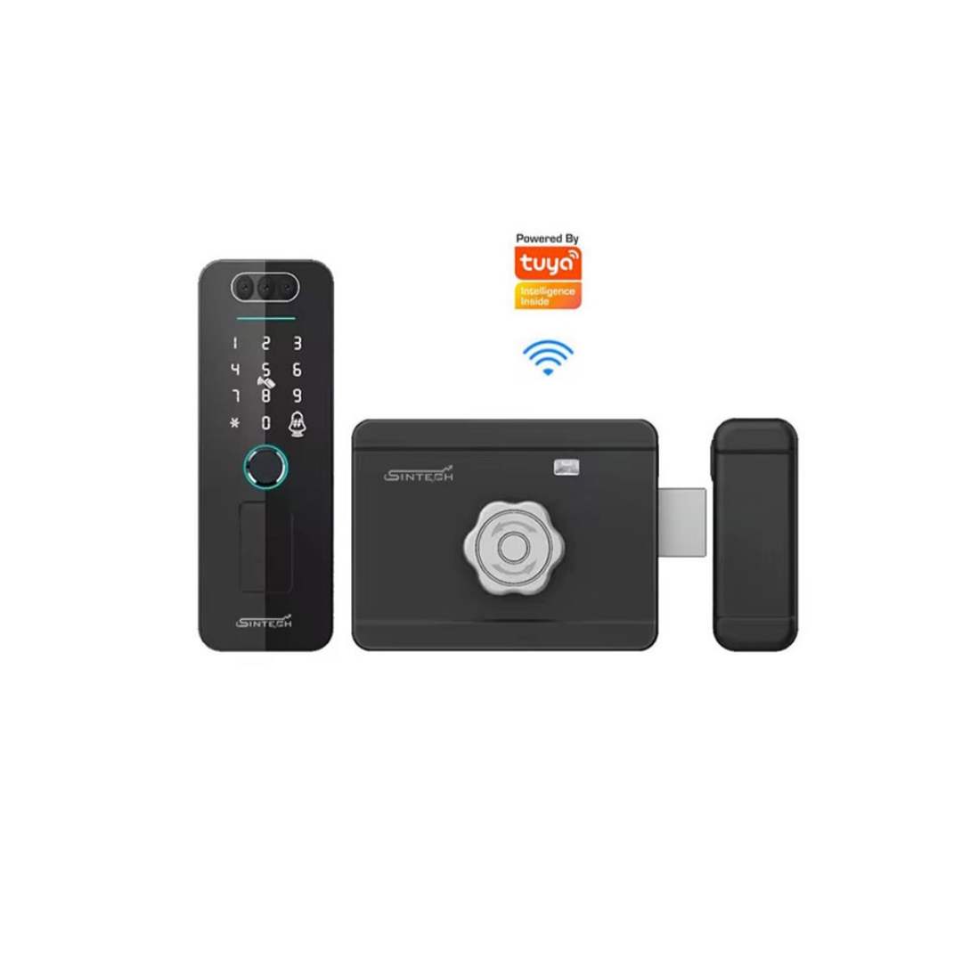 Tuya WiFi Smart RIM Door Lock (Face) (ST-608TF)