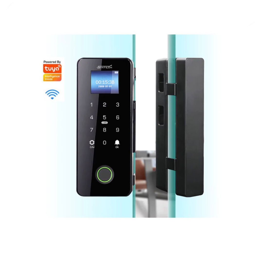 Tuya WiFi Smart Glass Door Lock (ST-505GT)