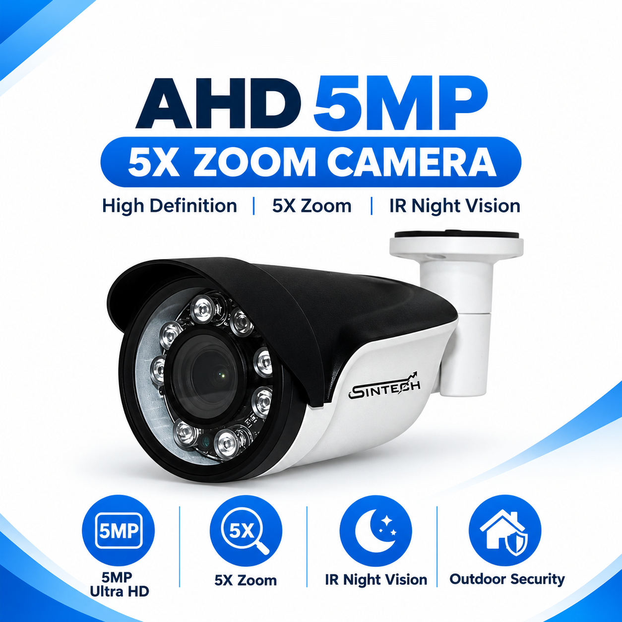 5MP AHD 5X Motorized Zoom Bullet (ST-29K5AZ)